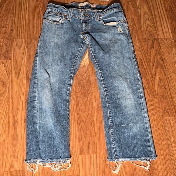 Levi's 514 Blue Jeans Women's Slouch Straight Fit Size 5M - Picture 3 of 6